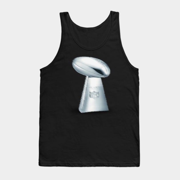 NFL Championship Trophy Design: The ULTIMATE Gift for Football Lover Tank Top by The Print Palace